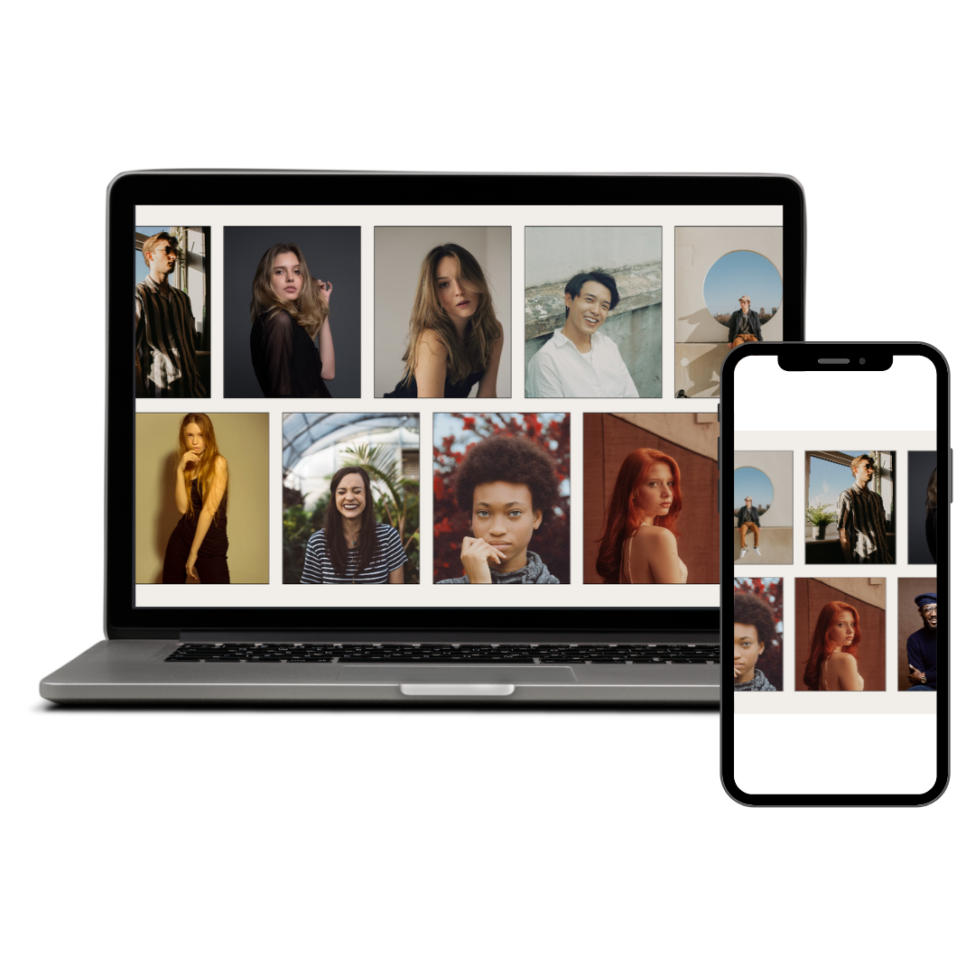 Scrolling image carousel