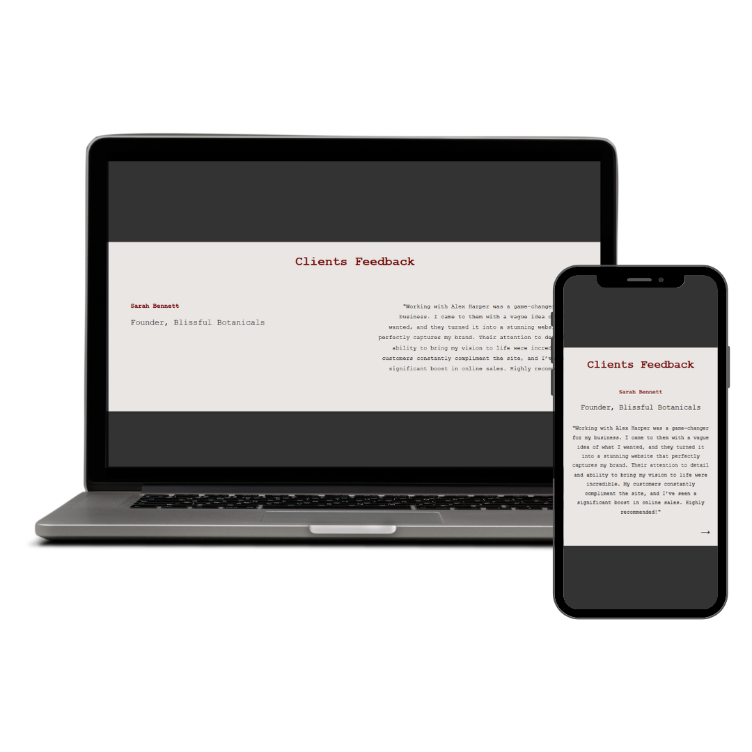 Dynamic text carousel