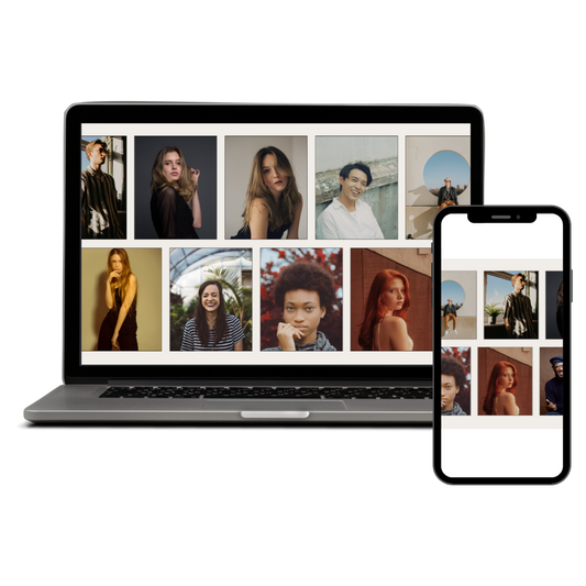 Scrolling image carousel