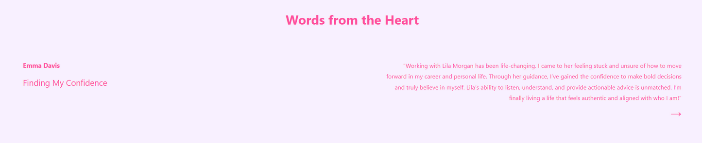 Dynamic text carousel