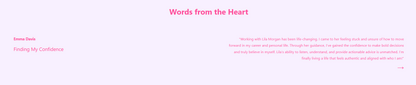 Dynamic text carousel