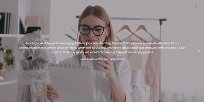 Interactive Video or Photo and Text Carousel
