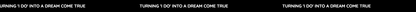 Infinite scrolling text banner